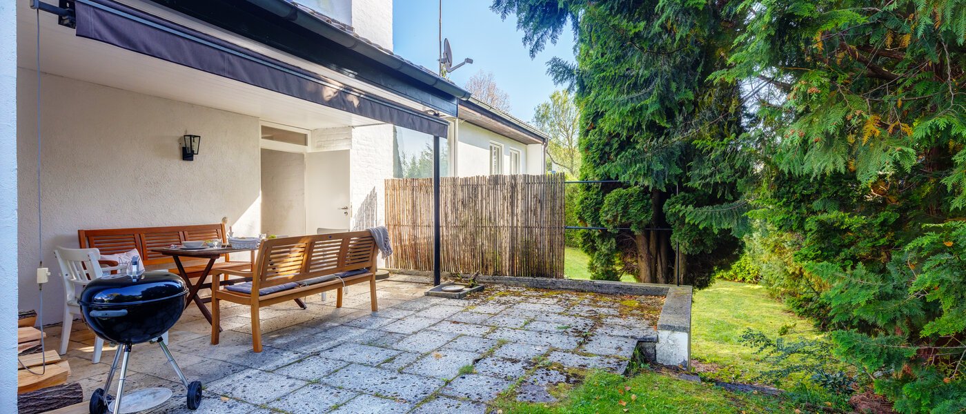 apartment with garden 	 Feldafing 03 terrace 11698