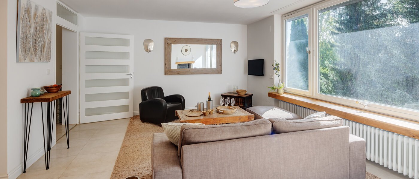 apartment with garden 	 Feldafing 04 living area 11698