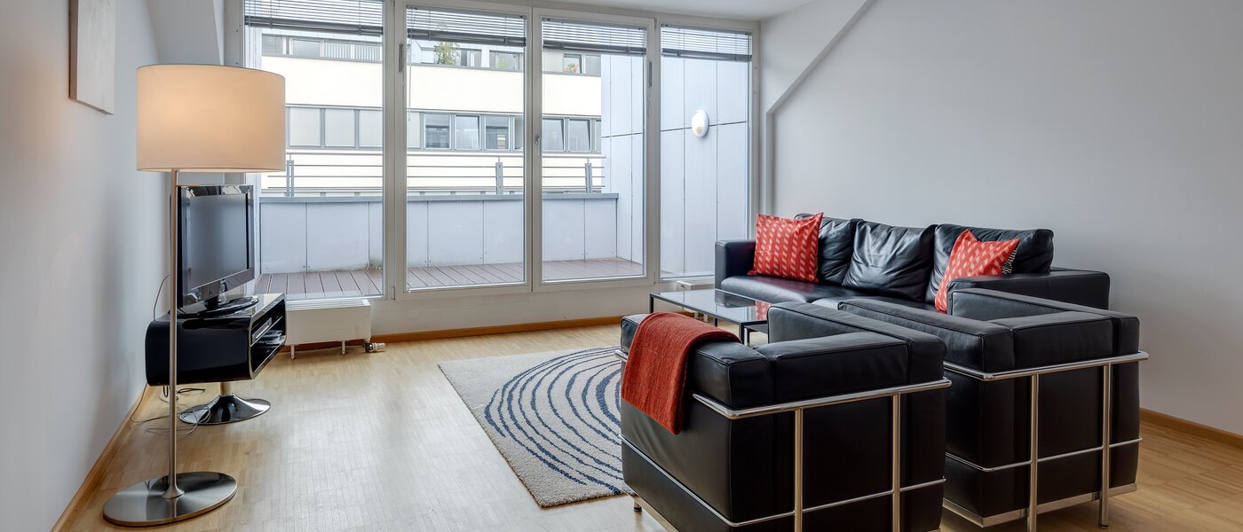 roof terrace apartment München Maxvorstadt - Museumsviertel 02 living room 1170