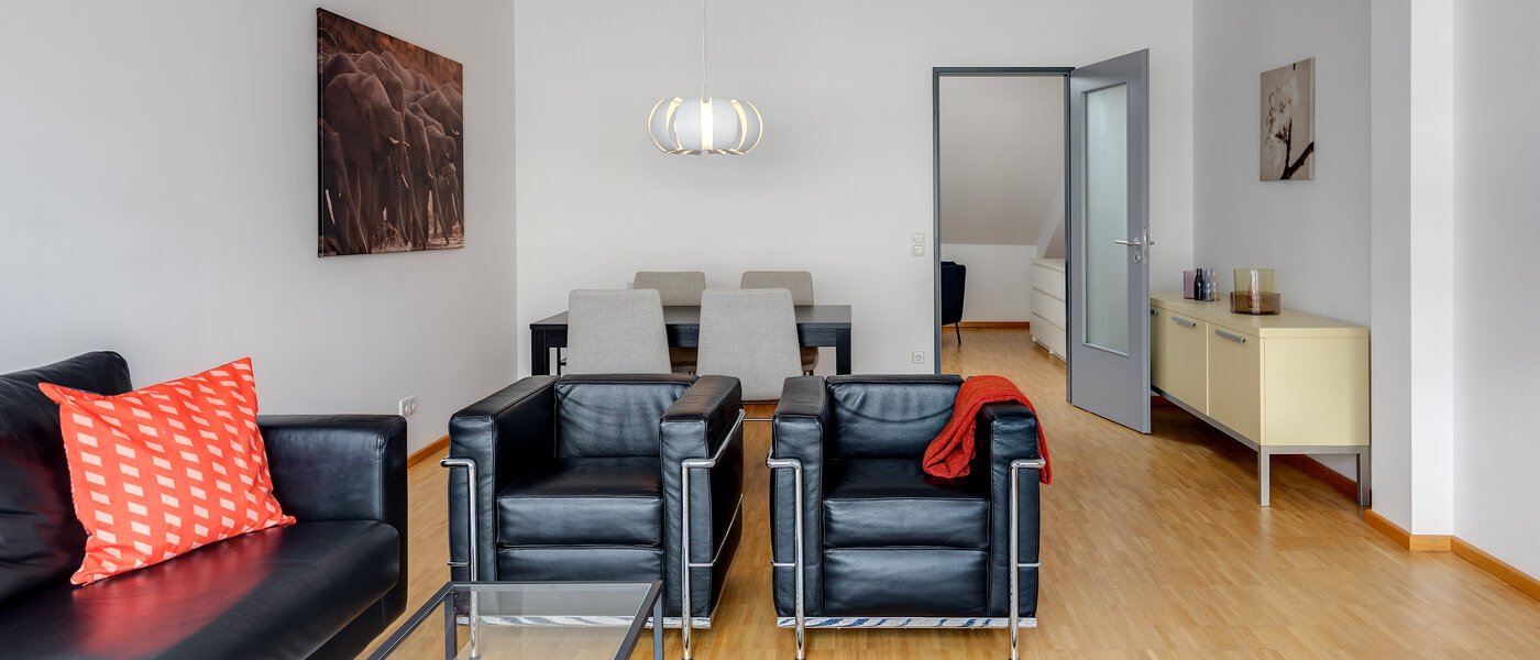 roof terrace apartment München Maxvorstadt - Museumsviertel 04 living room 1170