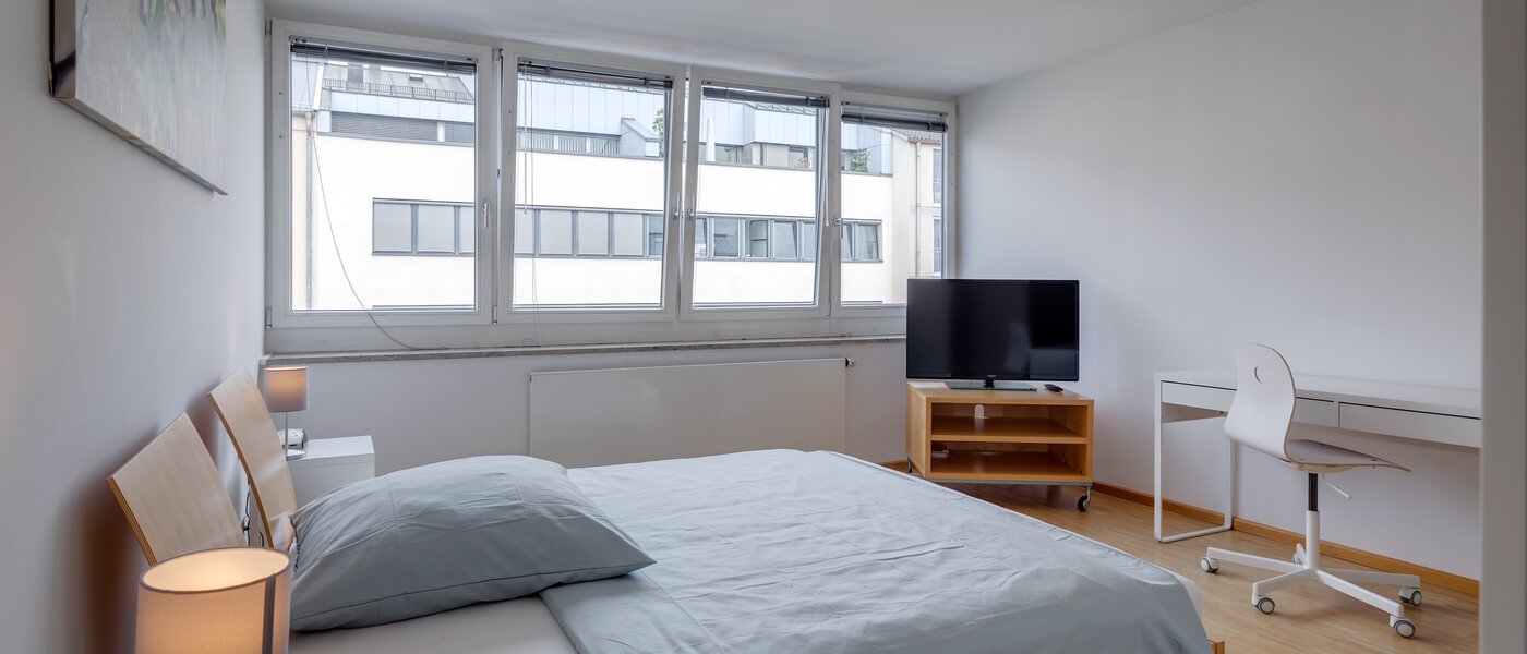 roof terrace apartment München Maxvorstadt - Museumsviertel 02 sleeping area 1170