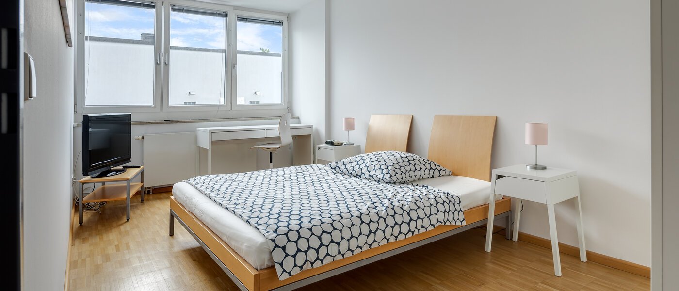 roof terrace apartment München Maxvorstadt - Museumsviertel 01 2. sleeping area 1170