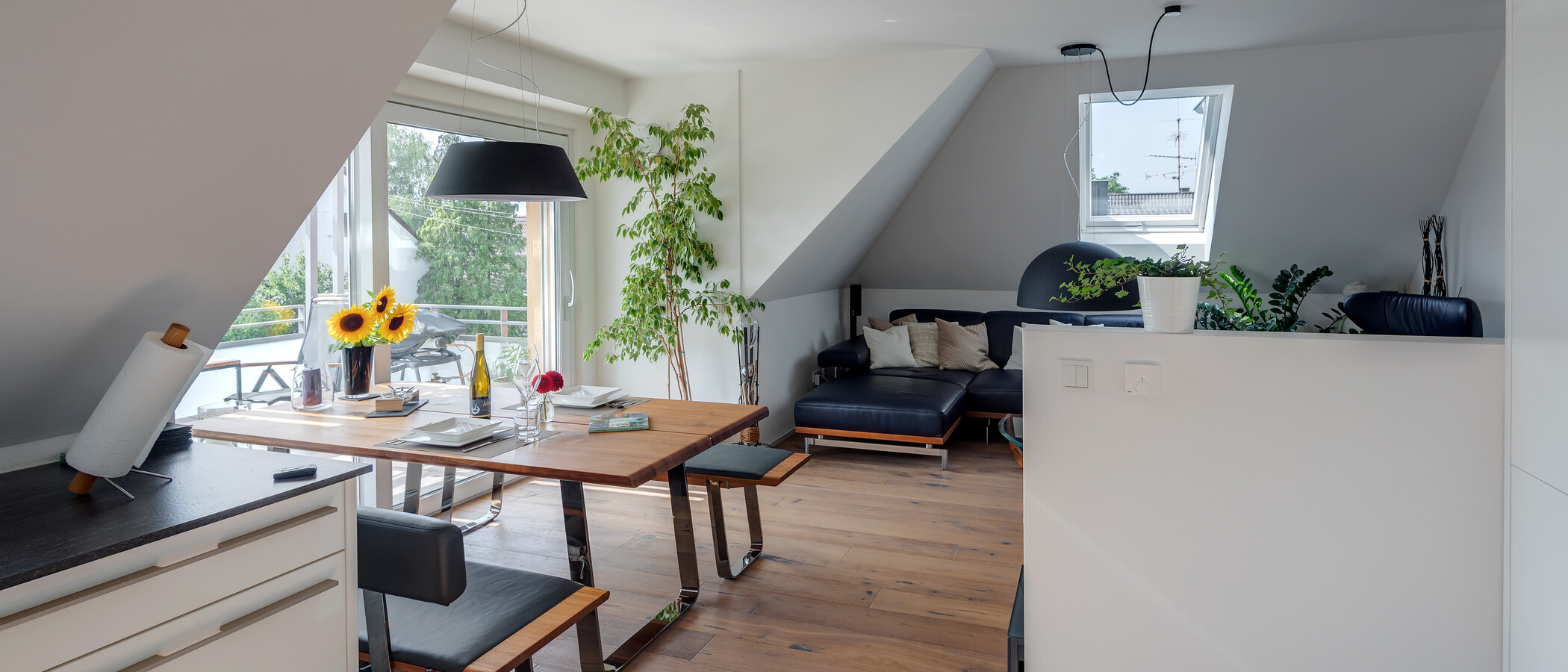 attic apartment München Großhadern 04 kitchen 11784