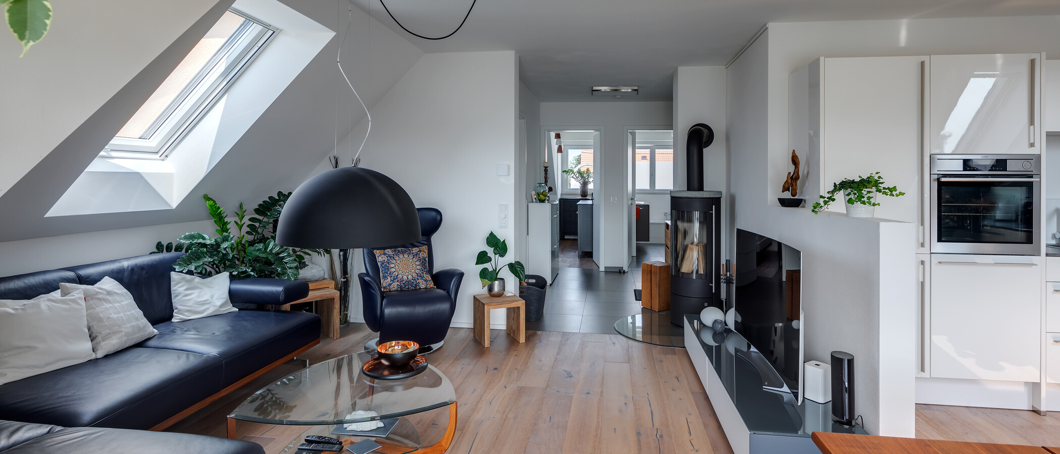 attic apartment München Großhadern 03 living area 11784