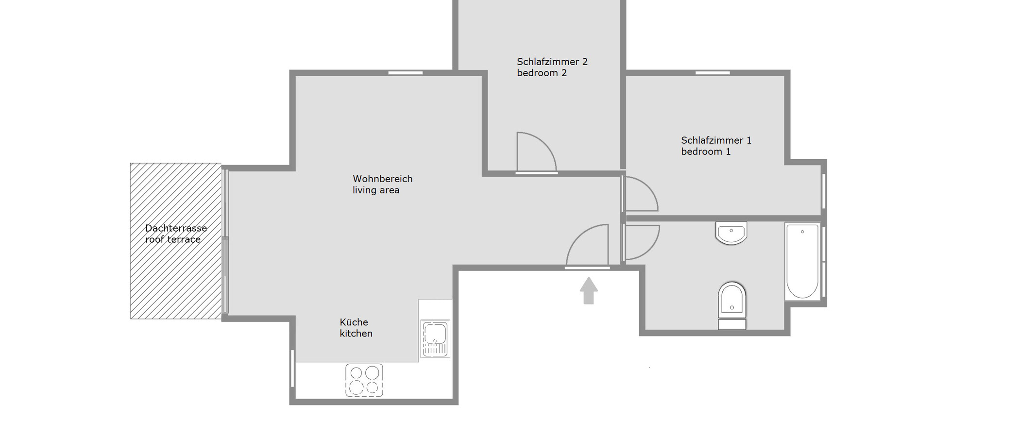attic apartment München Großhadern 01 floor plan 11784