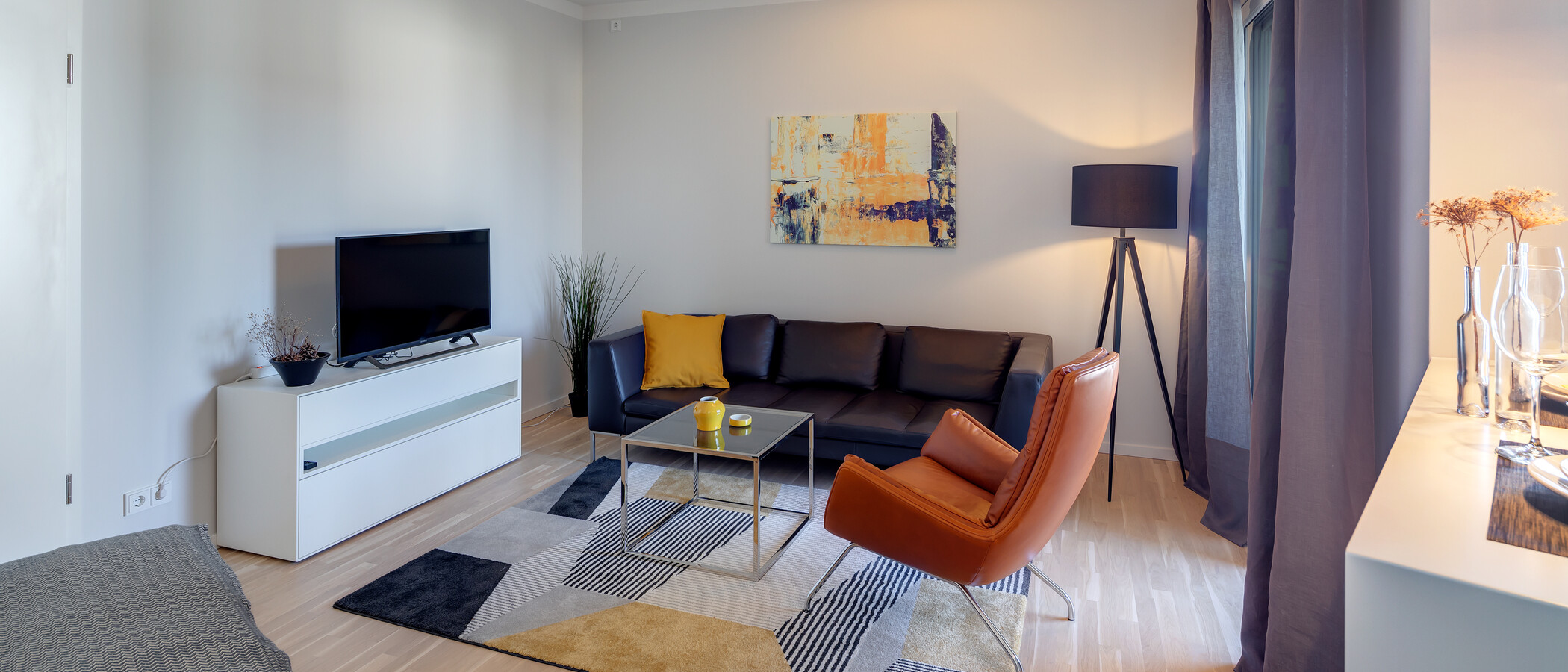 apartment München Neuhausen 03 living area 11831