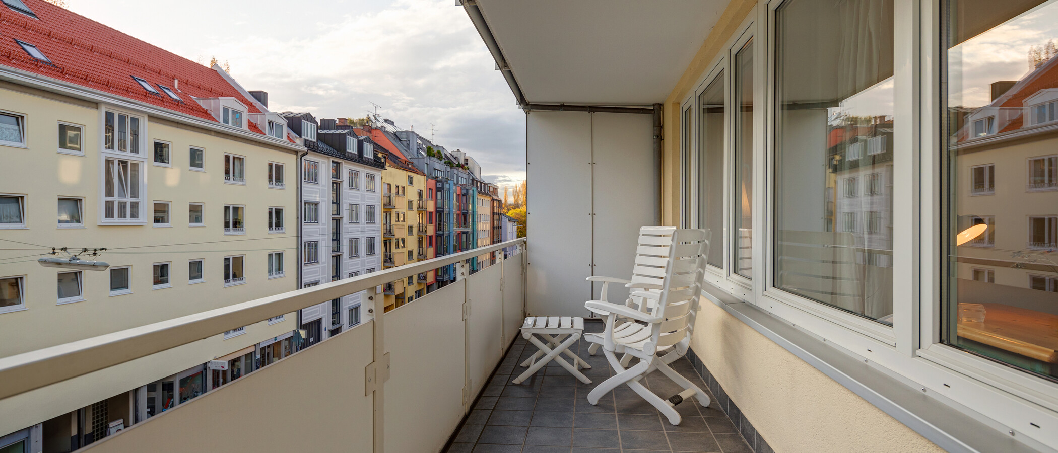 apartment München Schwabing (links der Leopoldstraße) 03 balcony 11895
