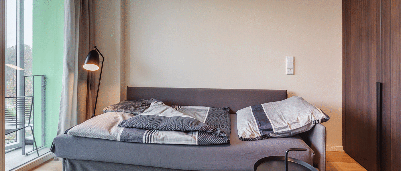 studio München Schwabing-West (rund um den Hohenzollernplatz) 01 sleeping area 11899