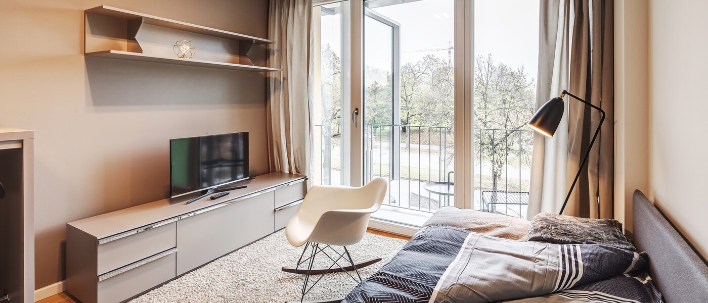 studio München Schwabing-West (rund um den Hohenzollernplatz) 02 living area 11899