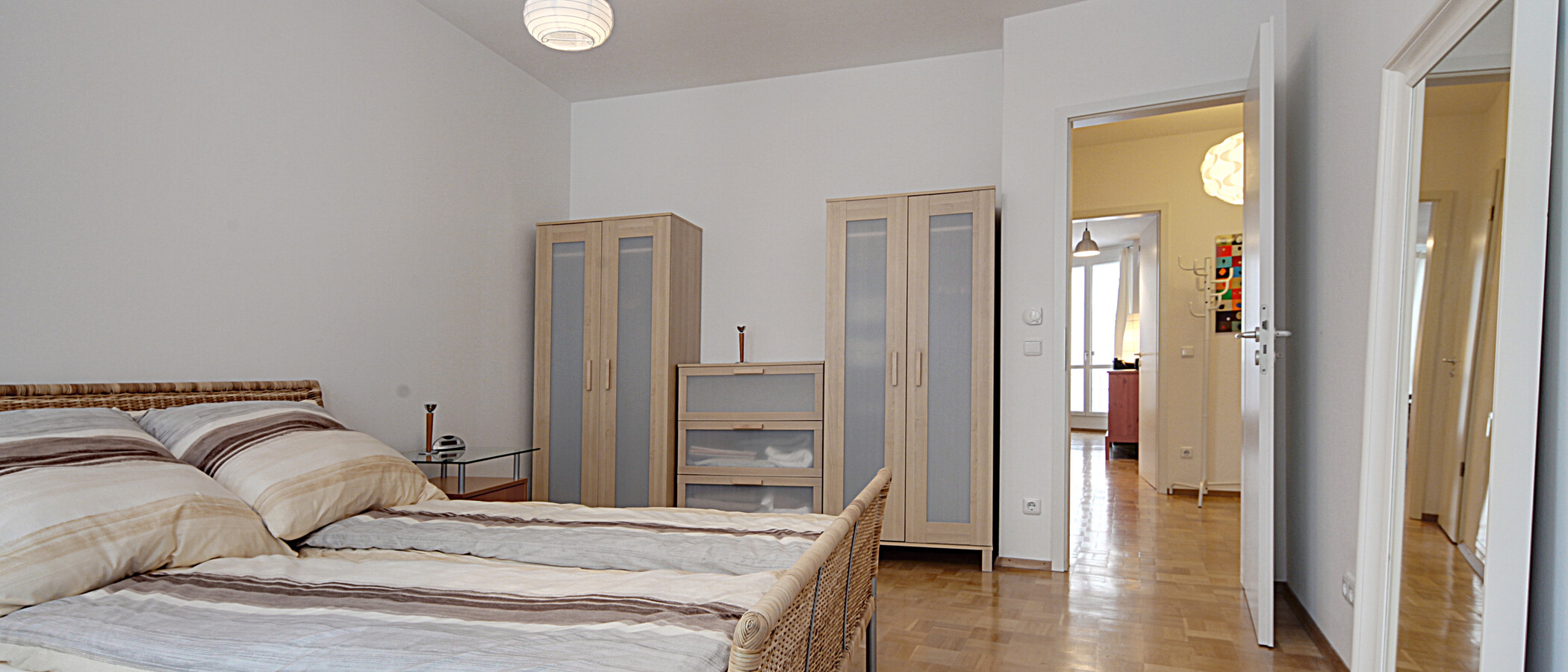 apartment München Schwabing (links der Leopoldstraße) 02 sleeping area 1191