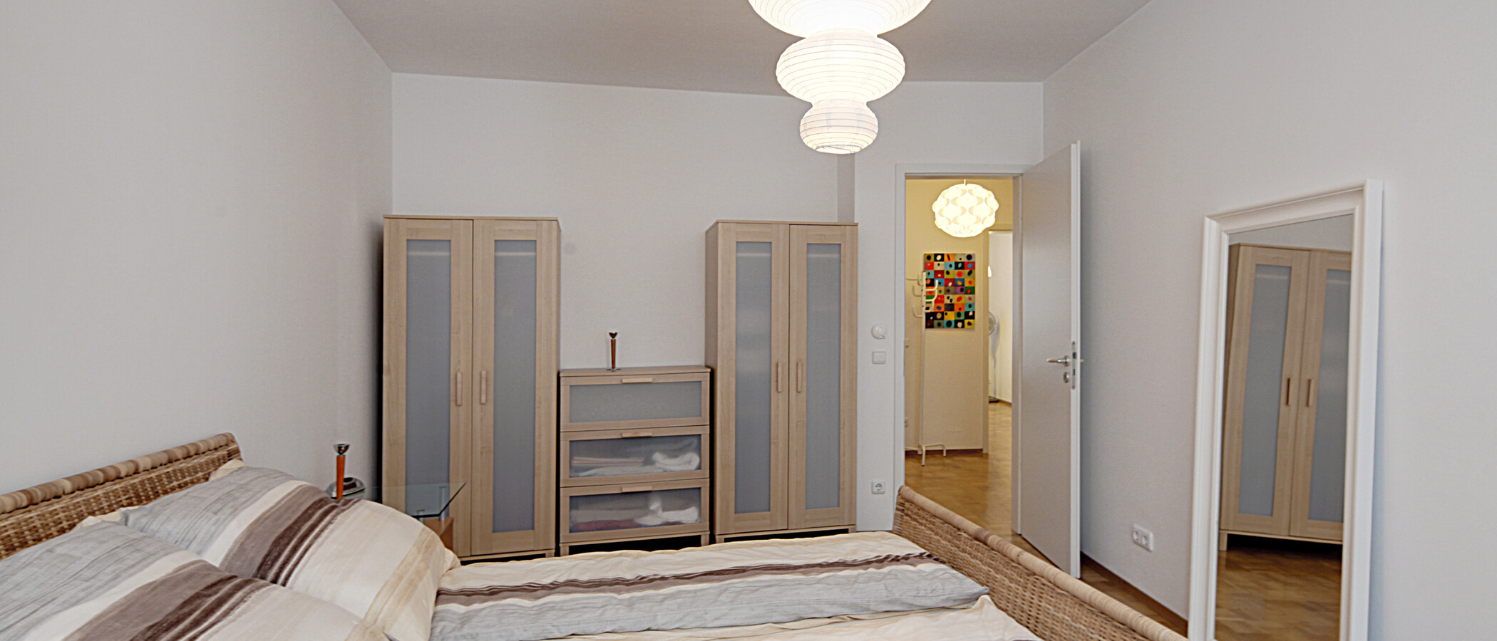 apartment München Schwabing (links der Leopoldstraße) 03 sleeping area 1191