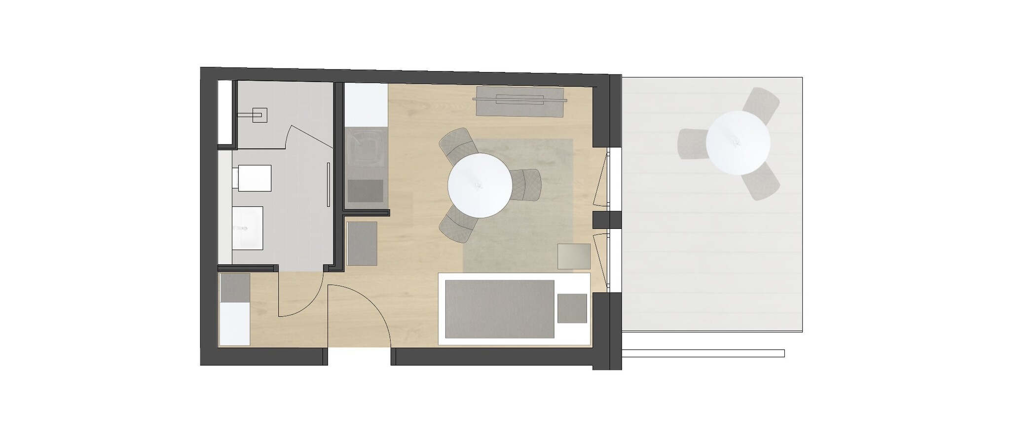 studio München Milbertshofen 01 floor plan 11962