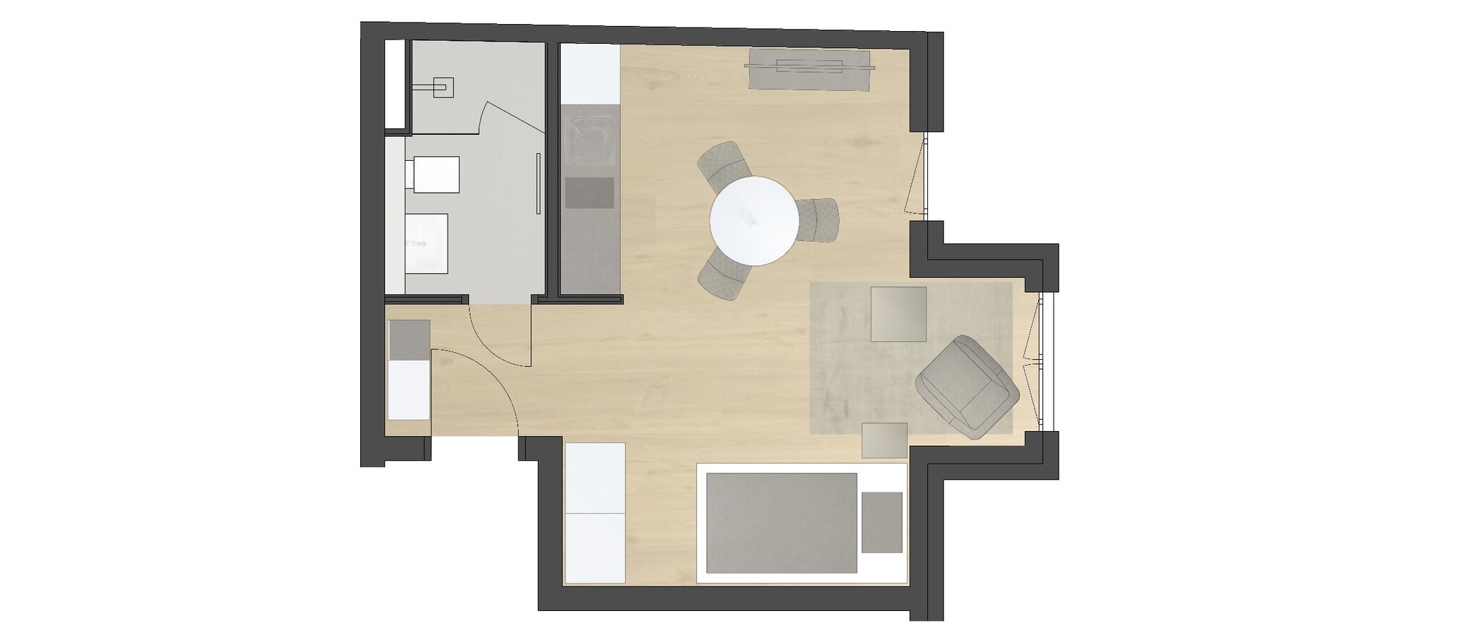 studio München Milbertshofen 01 floor plan 11966
