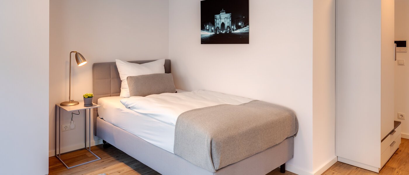 studio München Milbertshofen 01 sleeping area 11972