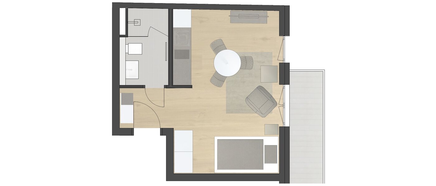 studio München Milbertshofen 01 floor plan 11974