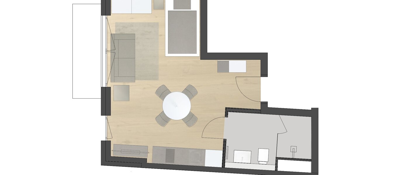 studio München Milbertshofen 01 floor plan 11976