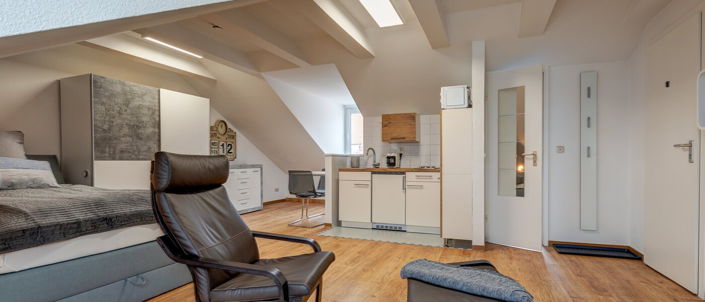 attic apartment München Au 04 living area 12102