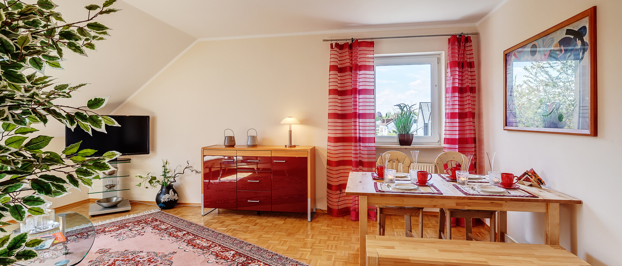 attic apartment München Waldperlach 01 living area 12208