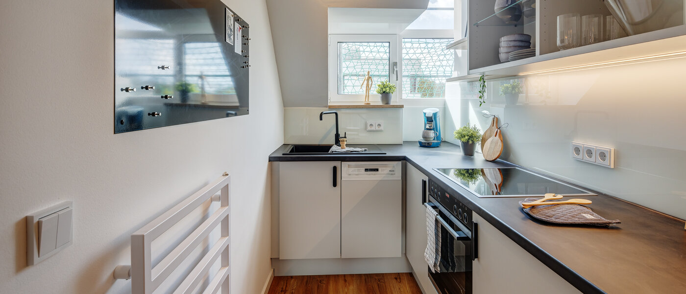 attic apartment München Lehel 02 kitchen 12257