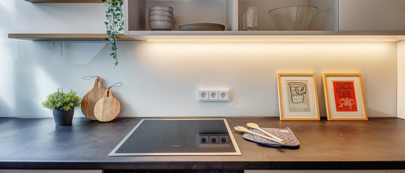 attic apartment München Lehel 04 kitchen 12257