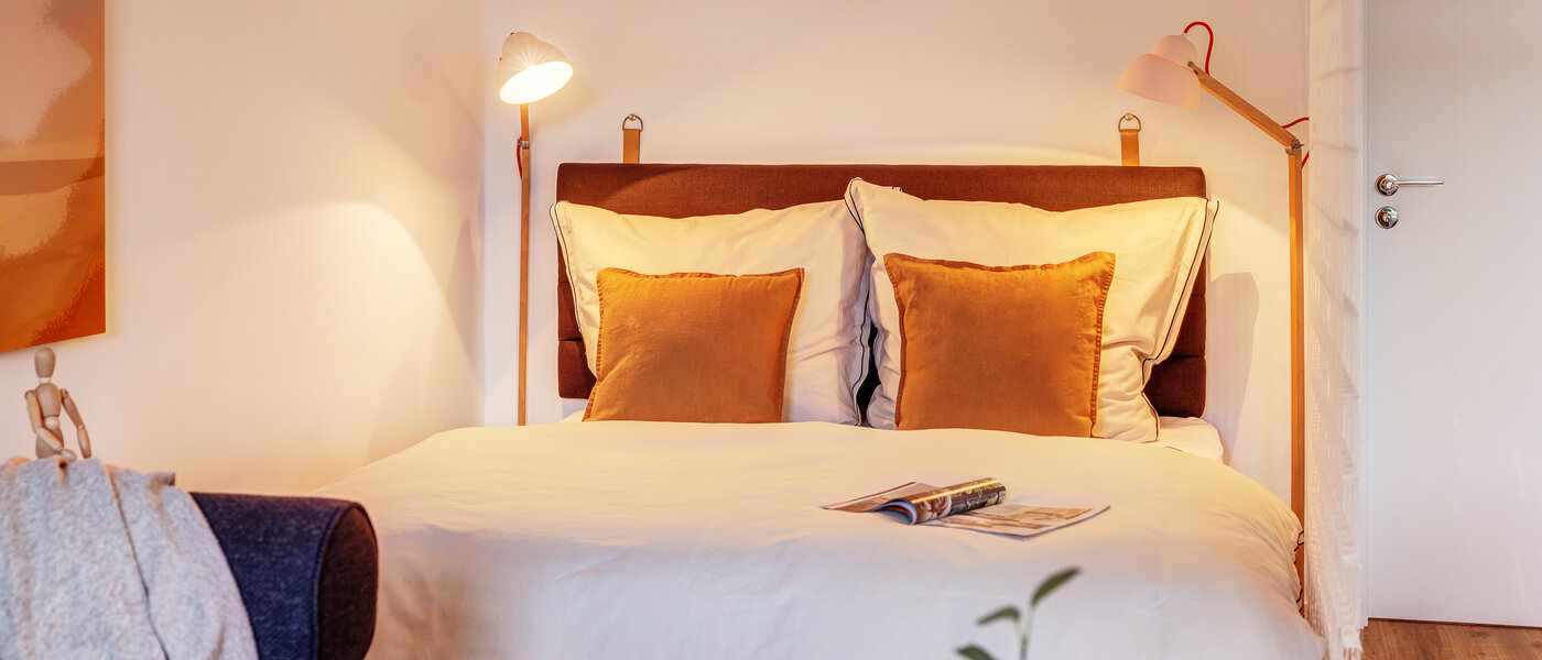 attic apartment München Lehel 01 sleeping area 12257