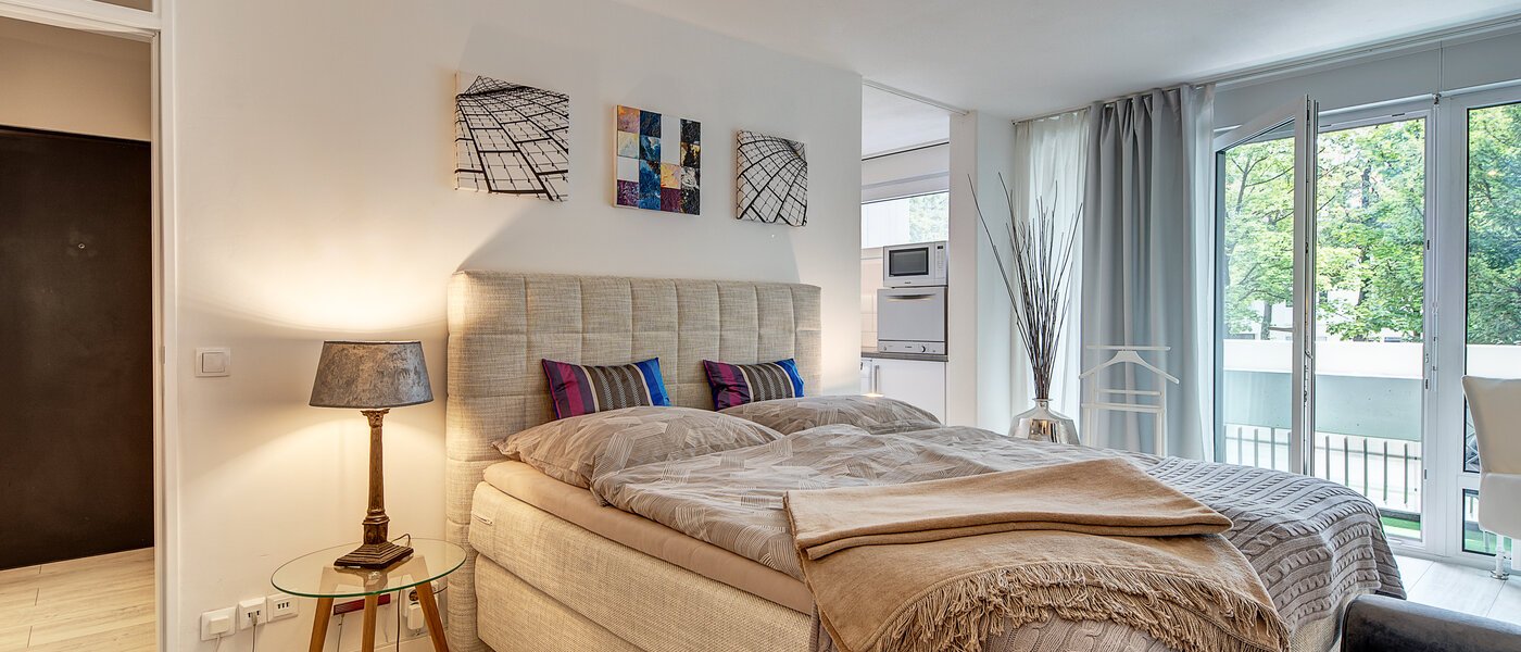 apartment München Schwabing-West 01 sleeping area 12284