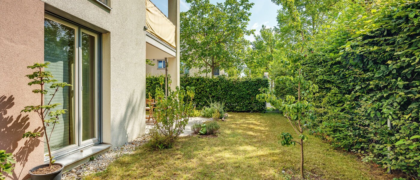 apartment with garden 	 München Messestadt Riem 01 garden 12287