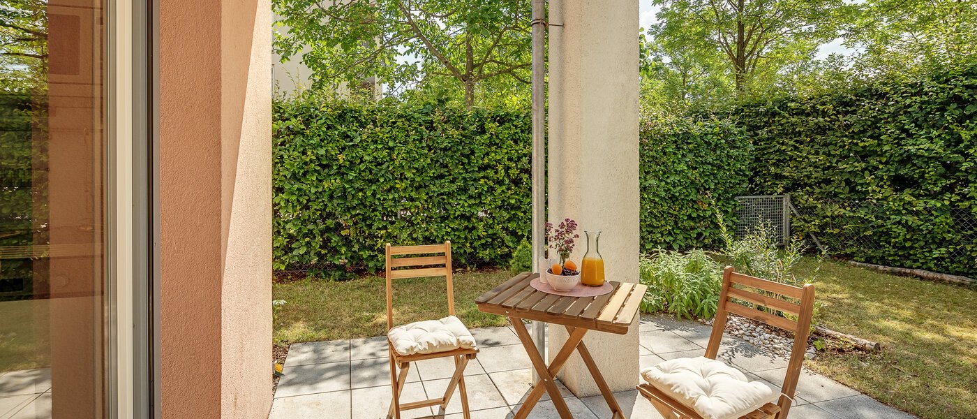 apartment with garden 	 München Messestadt Riem 01 terrace 12287