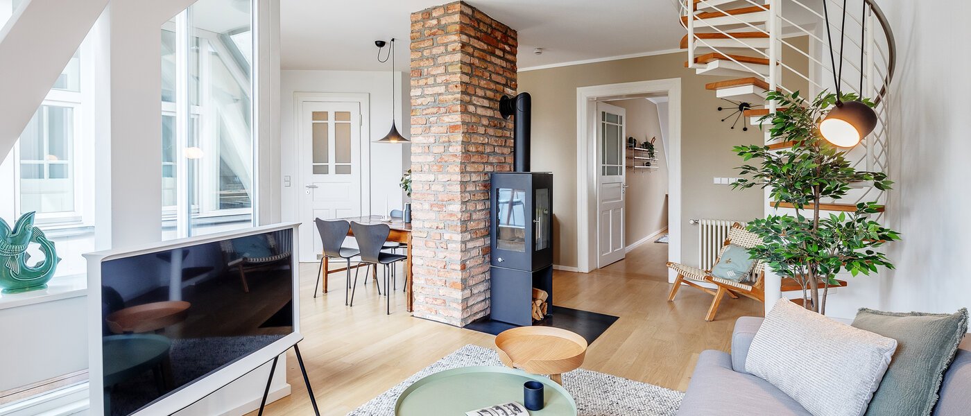 maisonette München Maxvorstadt 01 living area 12304