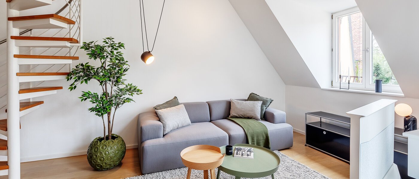 maisonette München Maxvorstadt 02 living area 12304