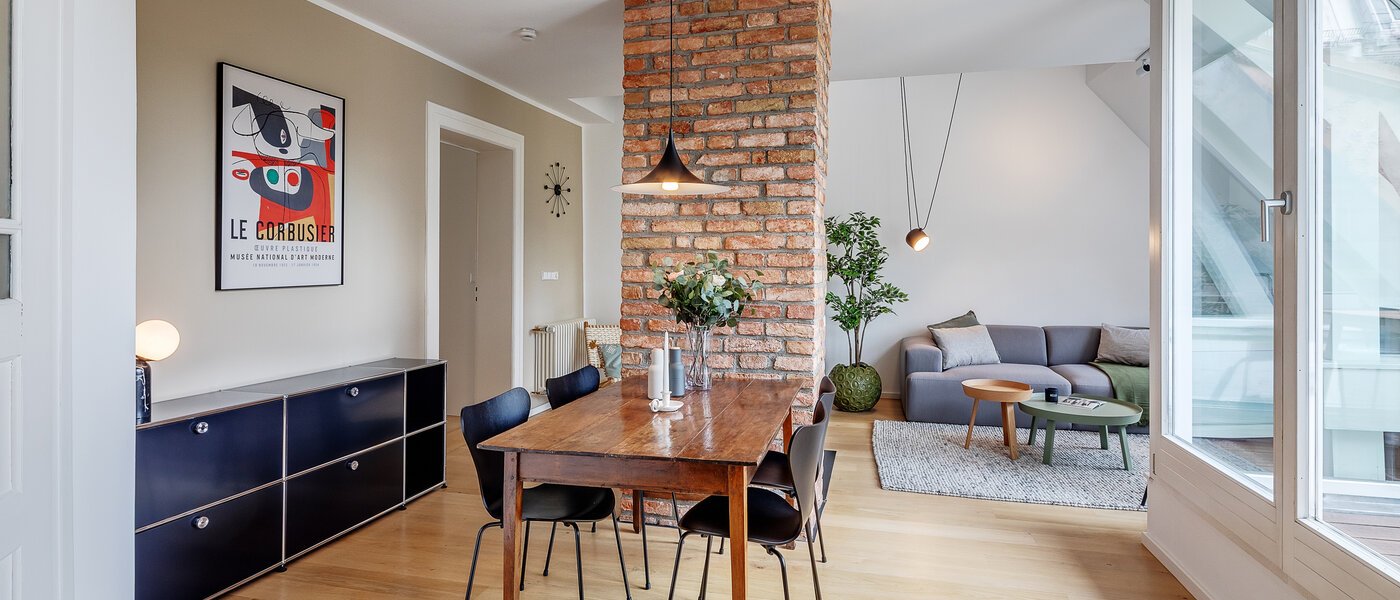 maisonette München Maxvorstadt 02 dining area 12304