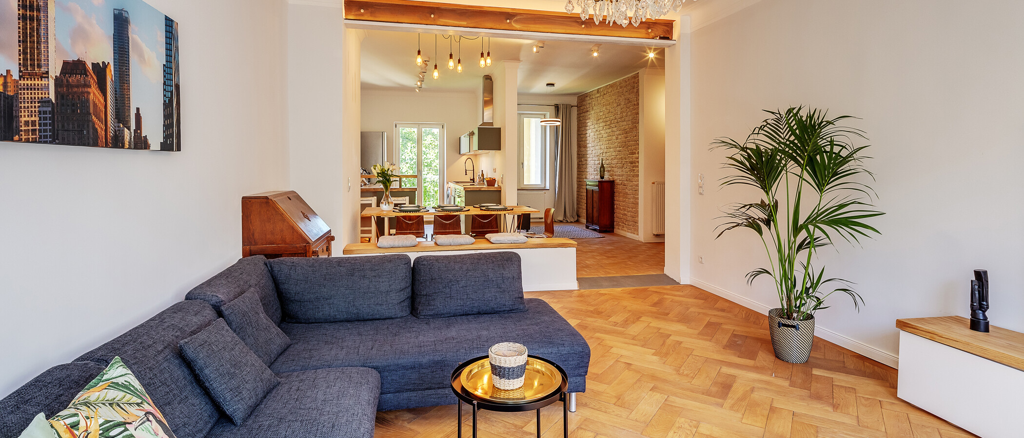 apartment München Schwabing 01 living area 12306