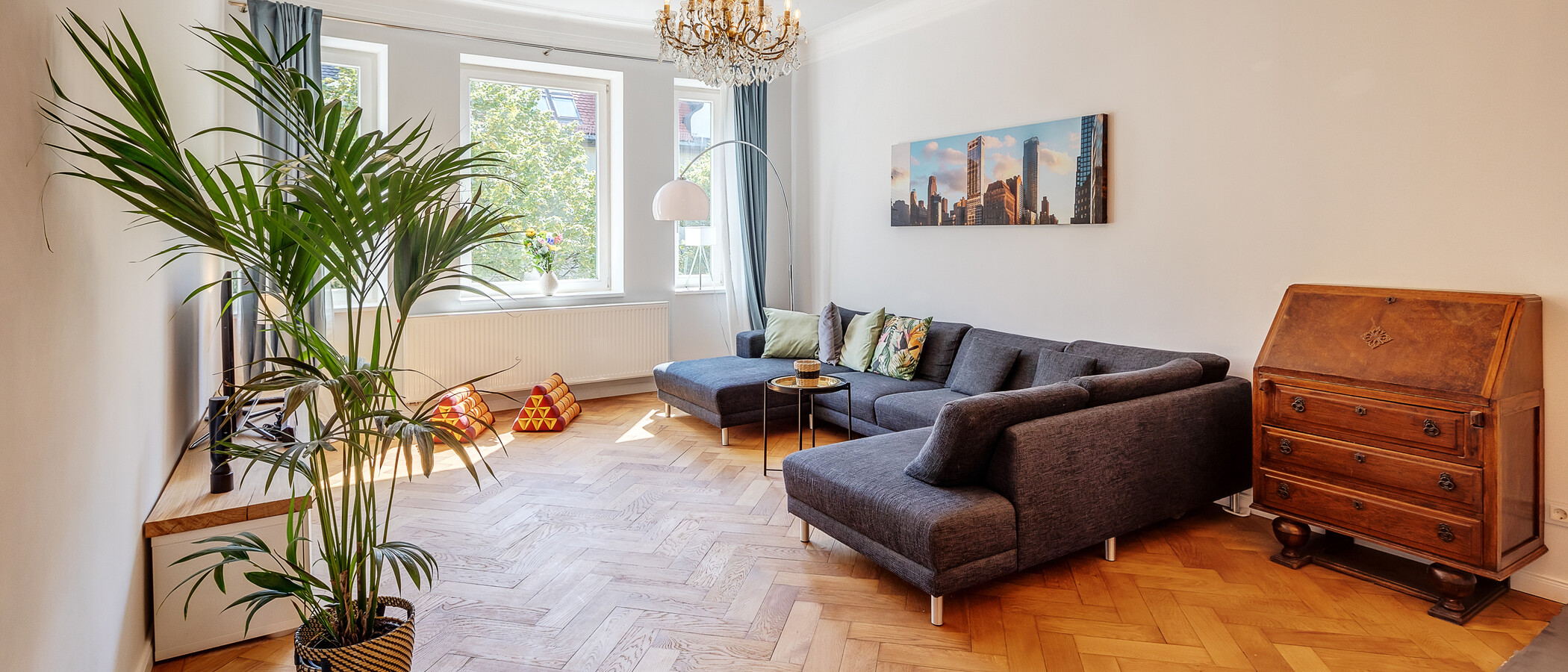 apartment München Schwabing 02 living area 12306