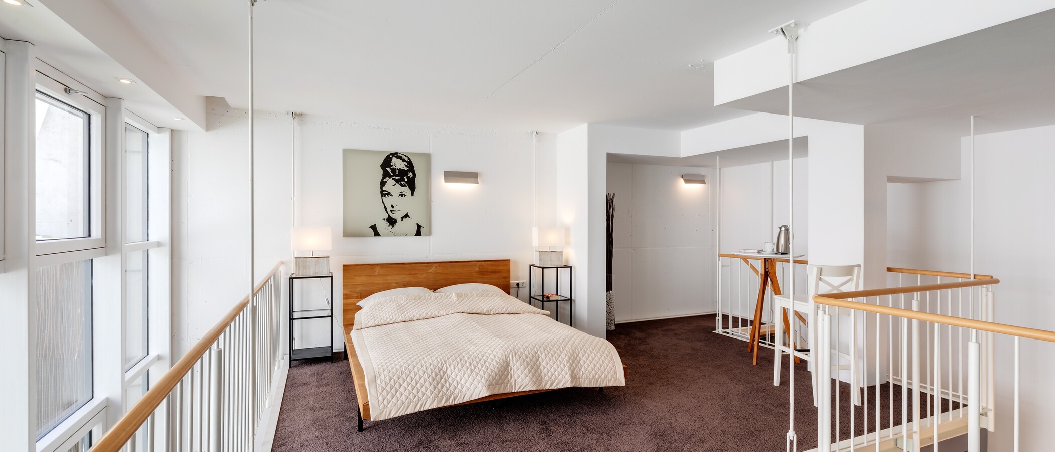 gallery apartment  München Ludwigsvorstadt 01 sleeping area 12314
