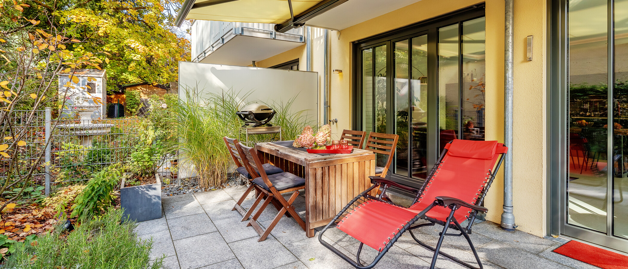 apartment with garden 	 München Schwabing (rechts der Leopoldstraße) 01 terrace 12380