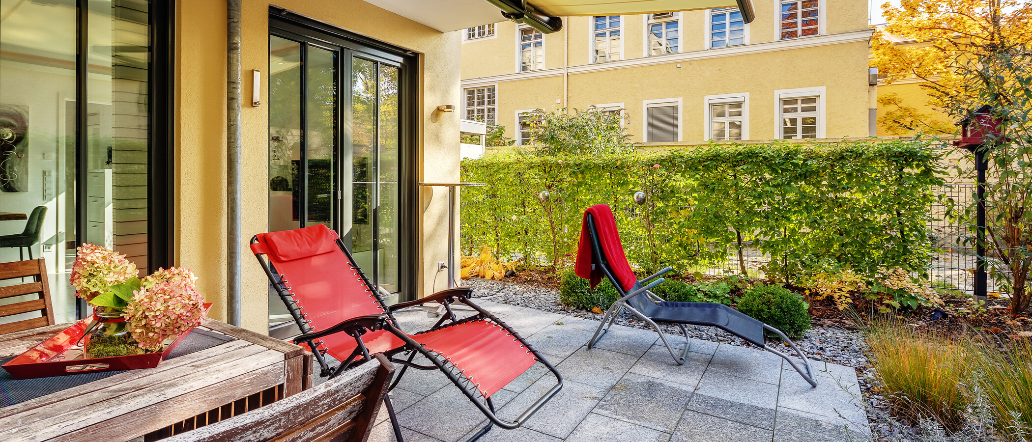 apartment with garden 	 München Schwabing (rechts der Leopoldstraße) 03 terrace 12380