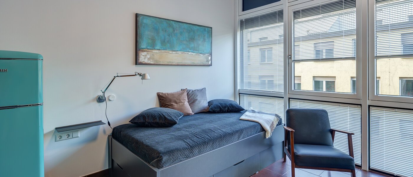 apartment München Ludwigsvorstadt 01 sleeping area 12409