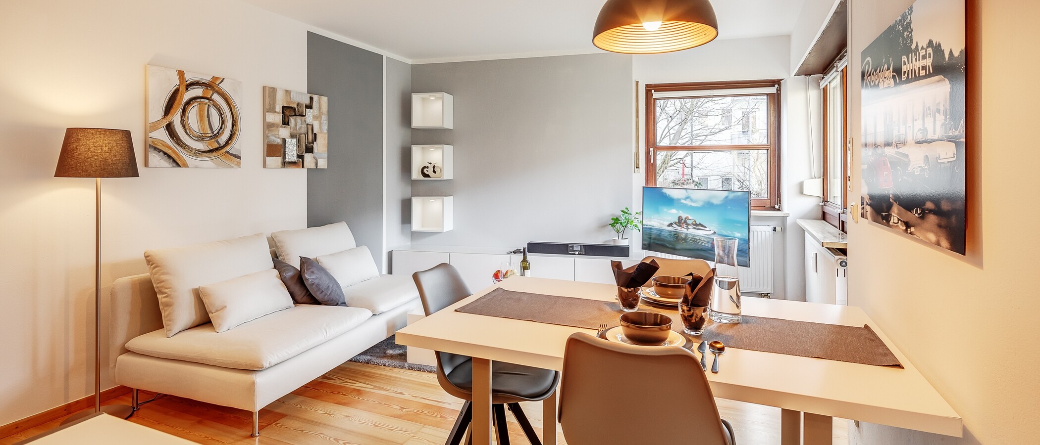 maisonette München Milbertshofen 01 living area 12485