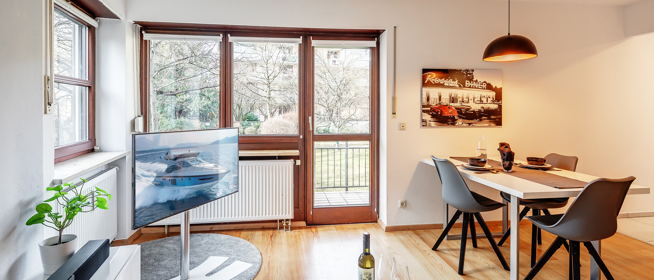 maisonette München Milbertshofen 02 living area 12485