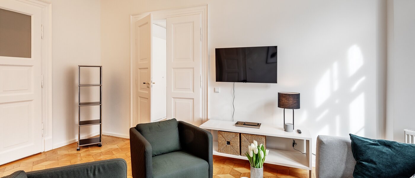 apartment München Maxvorstadt - Universitätsviertel 04 living room 12491