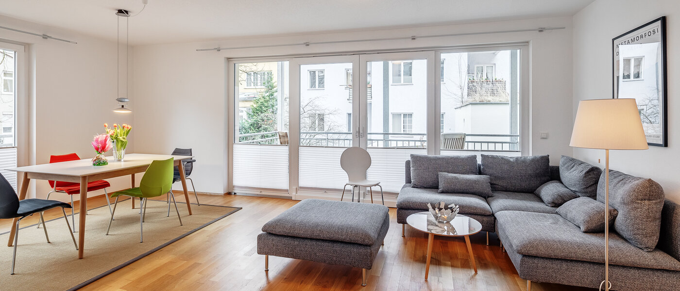 apartment München Schwabing (rechts der Leopoldstraße) 03 living area 12514