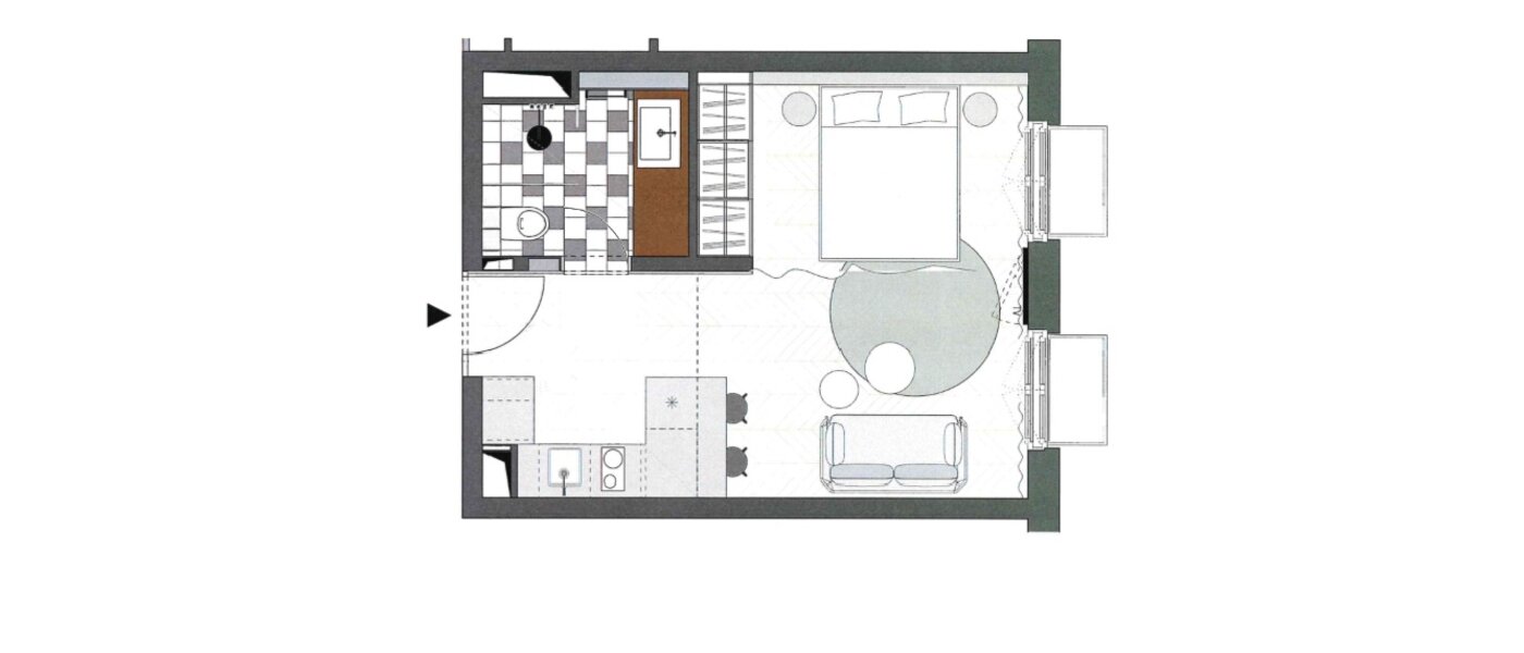 apartment München Herzogpark 01 floor plan 12523