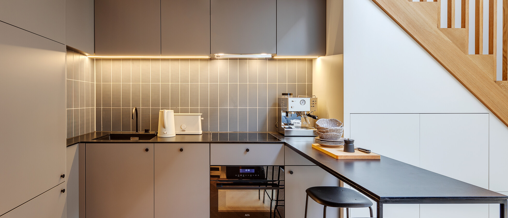 maisonette-gallery apartment München Herzogpark 01 kitchen 12527