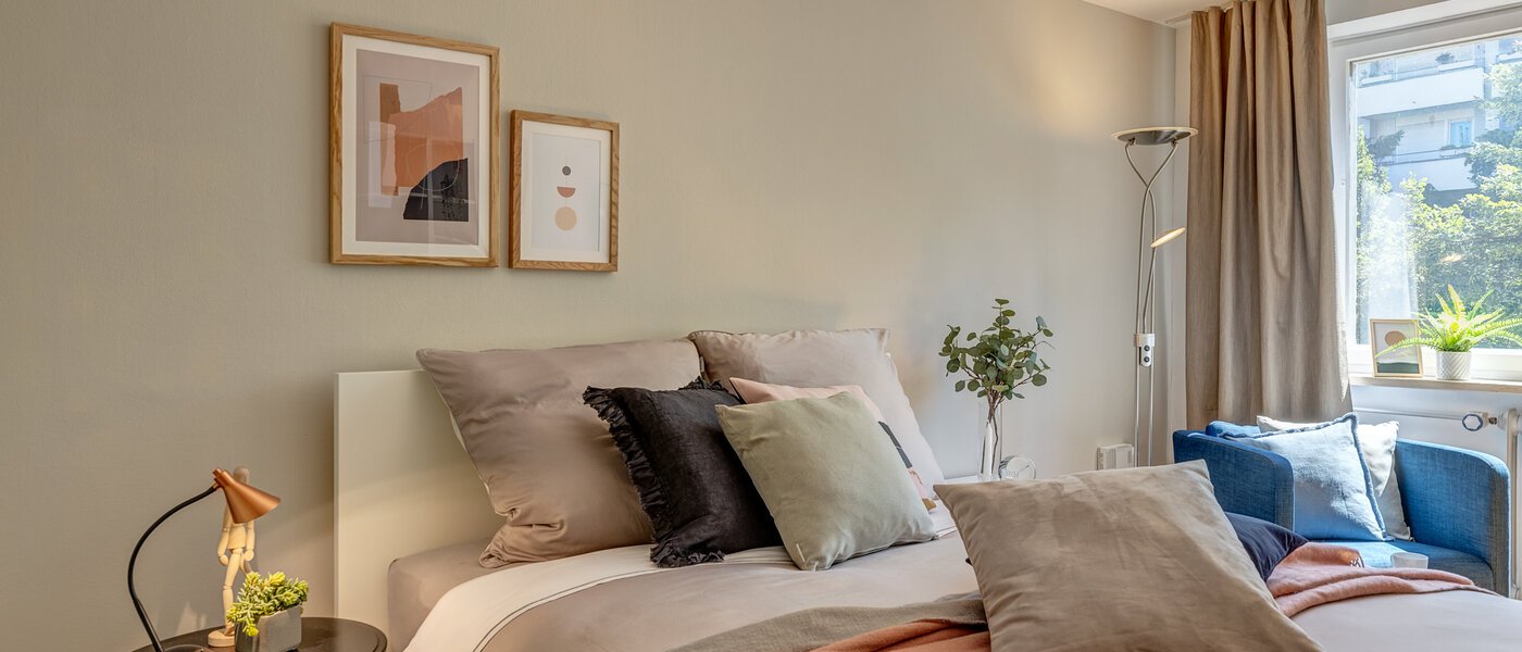 apartment München Schwabing-West 01 sleeping area 12543