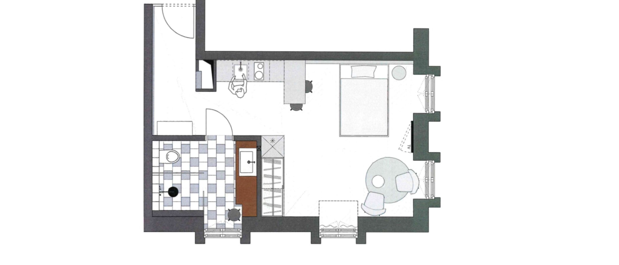 apartment München Herzogpark 01 floor plan 12546