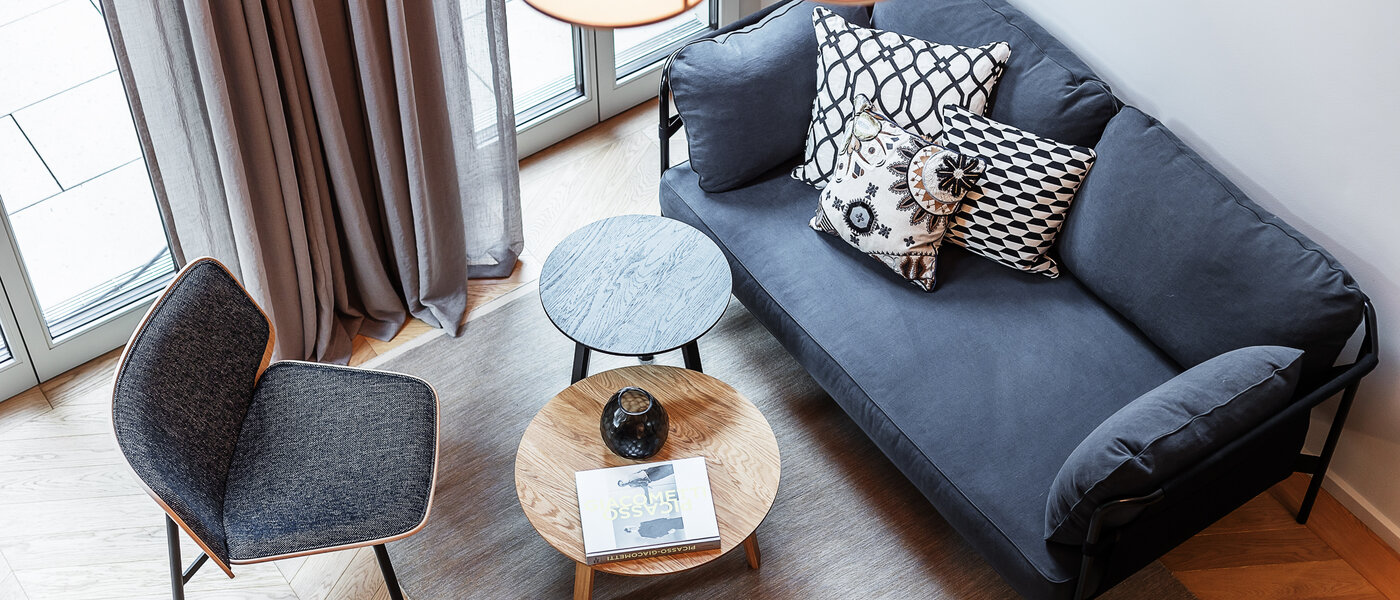 maisonette-gallery apartment München Herzogpark 05 living area 12611