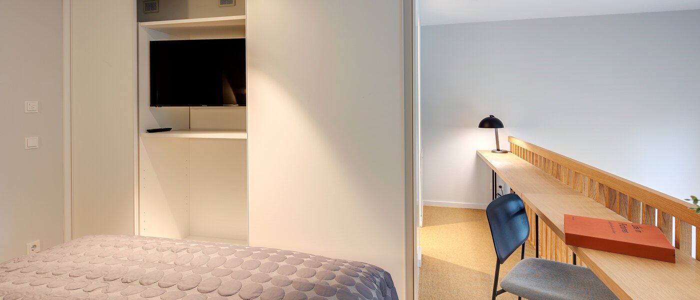 maisonette-gallery apartment München Herzogpark 04 sleeping area 12615