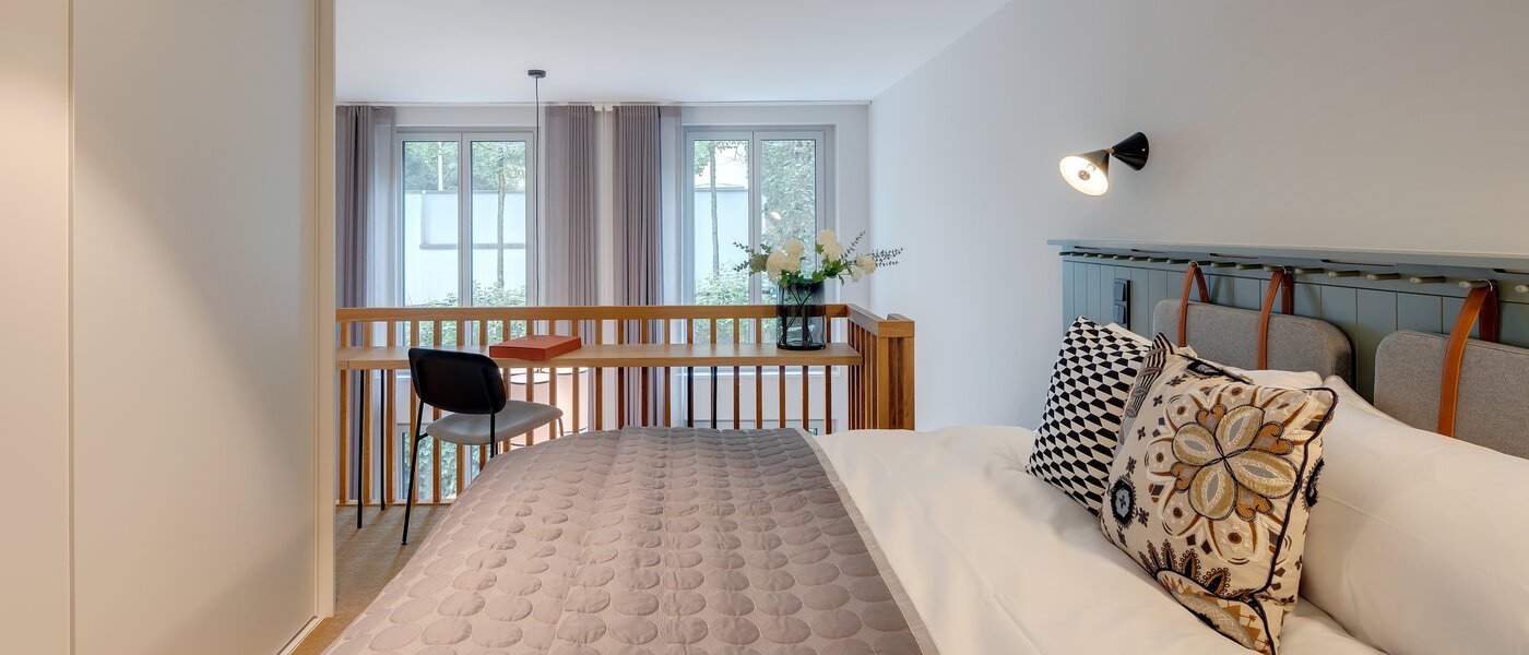 maisonette-gallery apartment München Herzogpark 05 sleeping area 12615