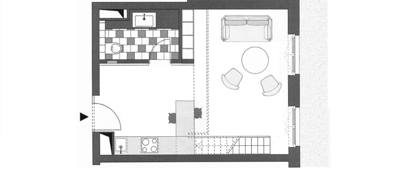 maisonette-gallery apartment München Herzogpark 01 floor plan 12615