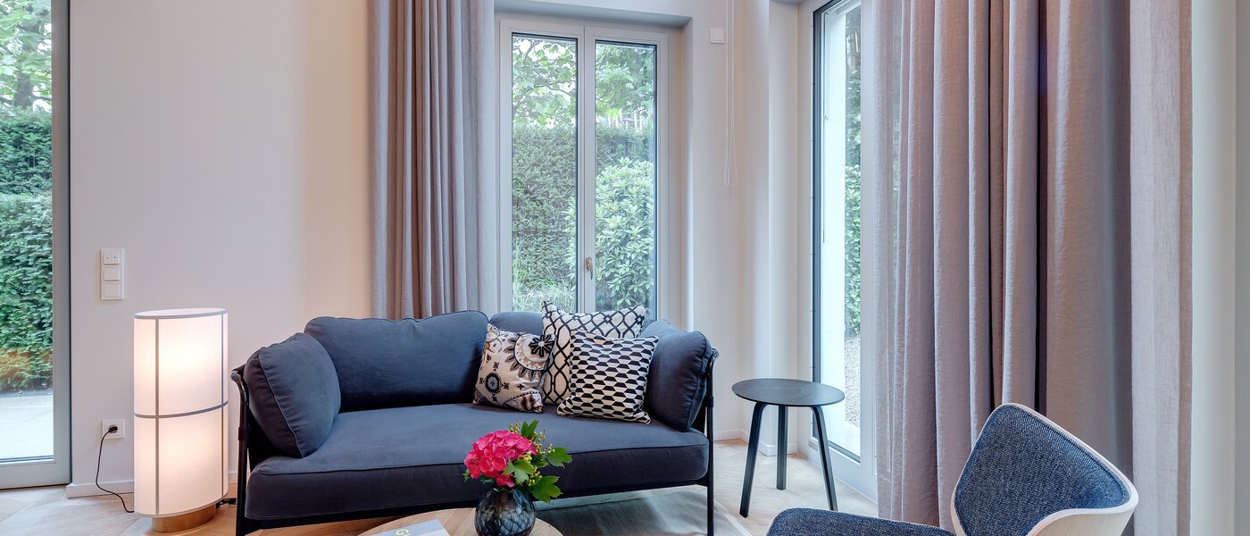 maisonette-gallery apartment München Herzogpark 03 living area 12616